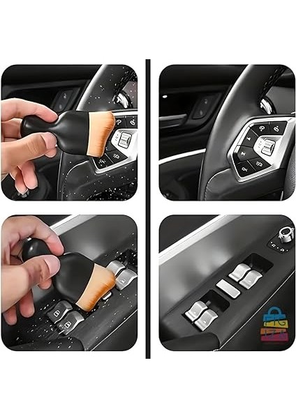 Yumuşak Kıllı Araç Içi Temizlik Fırçası – Detaylı Oto Temizlik Için Ergonomik Fırça | Torpido, Havalandırma, Konsol ve Dar Alanlar Için Toz Alma Fırçası | Çizmez, Kompakt, Dayanıklı modelleri