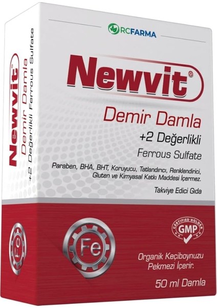 Farma Newvit Demir Damla 50 ml