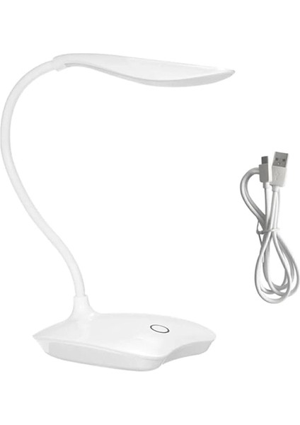 Şarjlı Masa Lambası Akrobatik 3 Kademeli 18 Ledli Dokunmatik Ders Çalışma Pc Beyaz Işık modelleri