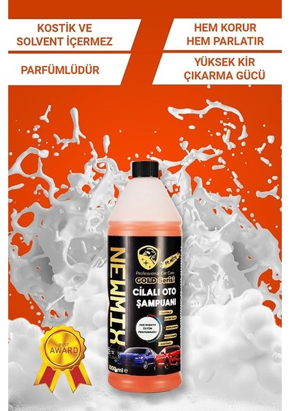 Gold Serisi Cilalı Oto Araba Şampuanı 1000 ml fiyatları
