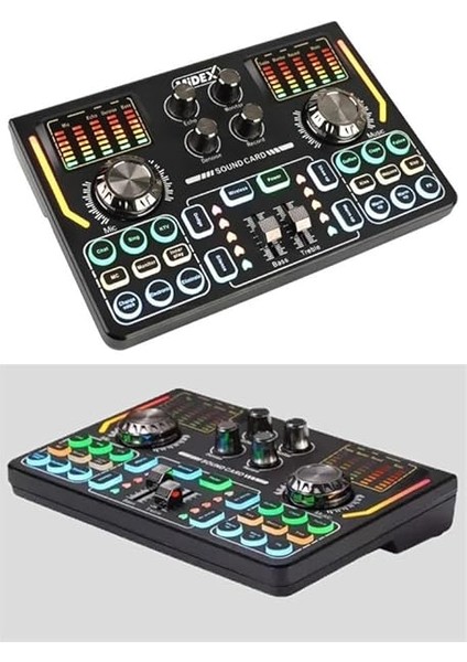 Cx1 Titanium Set Efektli Ses Kartı Mikrofon Kulaklık Stand Kayıt Canlı Yayın (Pc ve Telefon) fırsatları