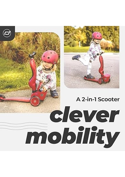 &amp; Ride Highwaykick 1 Lifestyle Wildcat – Çocuklar Için 2'si 1 Arada Denge Bisikleti ve Scooter (1 – 5 Yaş), Depolama Alanlı, Yüksekliği Ayarlanabilir, Emniyet Pedi, 50 Kg'a Kadar, Tasarım fiyatları