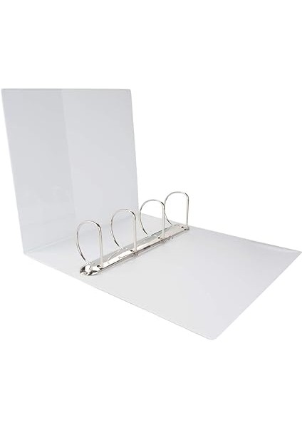 904B Klasör A4 Pvc/plastik Tanıtım/sunum/prezentasyon/arşiv Dosyası 9 Cm. Sırt 4 Halka D Mekanizma Kutu Için 6 Adet, Beyaz fiyatları