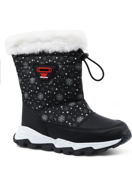 Leni Sıcak Astar Su ve Soğuk Dayanıklı Ortopedik Kaymaz Taban Çocuk Bot