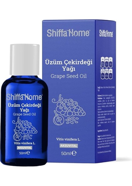 Home Üzüm Çekirdeği Yağı 50 ml | Soğuk Sıkım Bitkisel Yağ | Cilt Bakımı, Saç ve Dudak Nemlendirme, Antioksidan Desteği, Proantosiyanidin ve E Vitamini Kaynağı