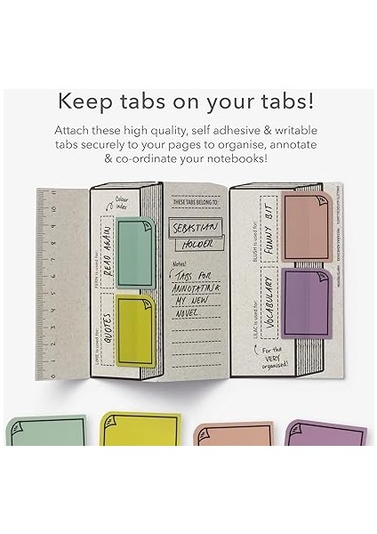 Bookaroo Kitap Ayracı ve Post It Pastel modelleri