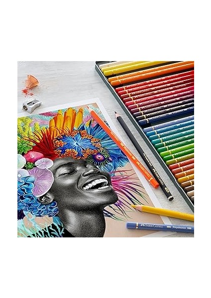 Polychromos Kuru Boya Kalemi, 60 Renk, Yumuşak ve Kalıcı Pigmentler, Suya Dayanıklı, Kolay Açılır Uç indirimleri