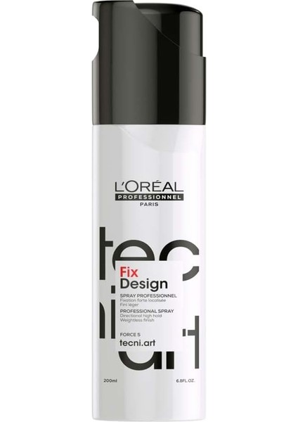 Professionnel Paris Tecni Art Fix Design-Bölgesel Tutuculuk Spreyi 200ML