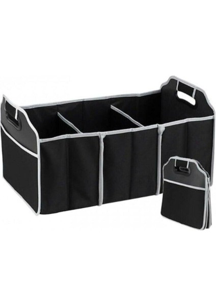 Active 3 Bölmeli Araba Bagaj Çantası Katlanabilir Piknik Kamp Organizeri Bagaj