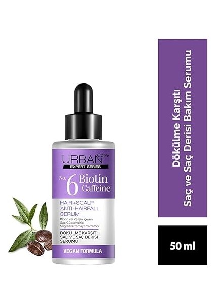 Care Expert No.6 Biotin Caffeine Dökülme Karşıtı Saç Bakım Serumu, 50 Mililitre, Vegan fiyatları