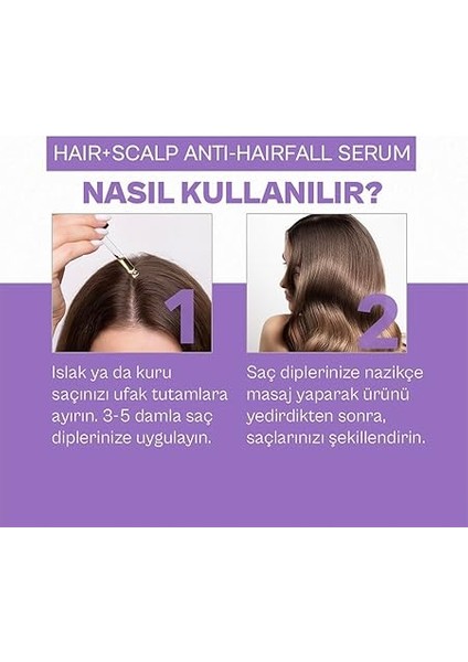 Care Expert No.6 Biotin Caffeine Dökülme Karşıtı Saç Bakım Serumu, 50 Mililitre, Vegan modelleri