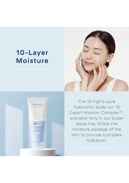 10 Farklı Hyalüronik Asit Içeren Cilt Temizleme Köpüğü Super Aqua Ultra Hyalon Cleansing Foam indirimleri