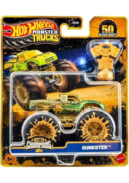 Monster Trucks Bıg Foot Trophy Şampiyonları Tekli Araba - Gunkster JDV99