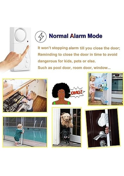 Dondurucu Kapı Alarmı, Zaman Gecikmeli 3/15/30/60 Saniye, Buzdolabı Kapısı Alarmı, Pencere/kapı Alarmı, Ev Güvenliği Için, Buzdolabı, Kablosuz Alarm fırsatları