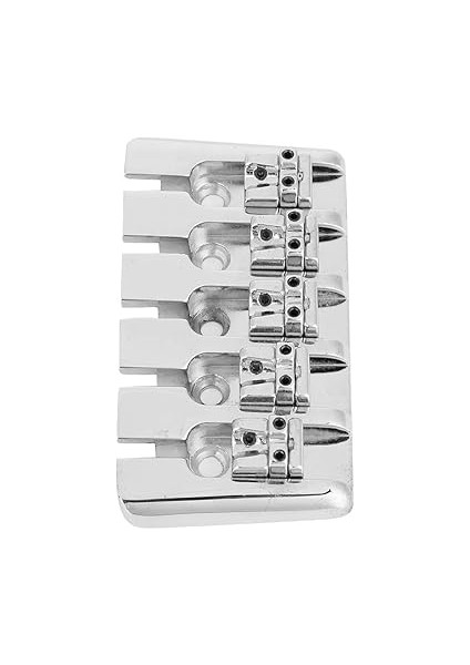 5 Telli Elektro Bas Gitar Eyer Seti, 5 Vida ve Anahtarı Içerir, Bas Gitar Için Yedek Parçalar, Bas Akorileri fiyatları