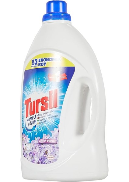 Komple Çözüm Leylak Bahçesi 53 Yıkama Sıvı Çamaşır Deterjanı Ekonomik Boy 1 x 3440 ml modelleri