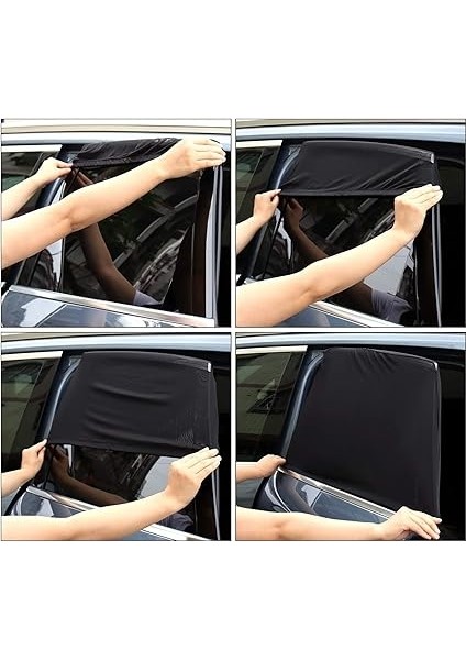 Concept Oto Yan Cam Güneşlik Anne Bebek Emzirme Araba Kapı Camı Perdesi Çocuk Koruyucu Araba Sineklik Örtüsü Güneşlik 1 Adet modelleri