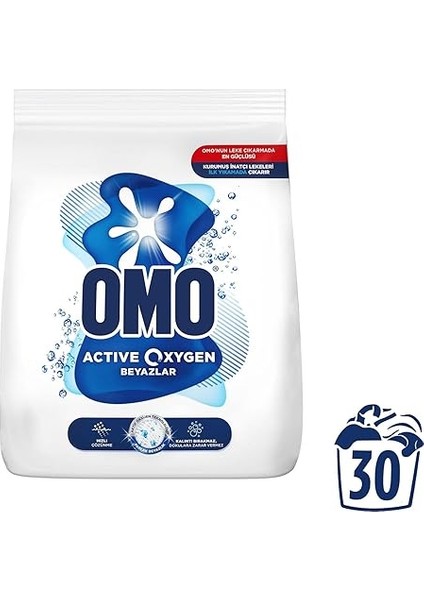 Active Oxygen Toz Çamaşır Deterjanı Beyazlar Için, 4.5 kg fiyatları