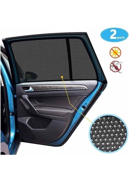 Ön Cam Balonlu Kalın Güneşlik (150X70 Cm) + 2 Adet Arka Yan Cam Güneşlik Perde Sineklik Set fiyatları