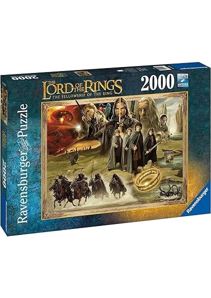 169276 2000 Parçalı Puzzle Lotr Yüzük Kardeşliği, Renkli fırsatları