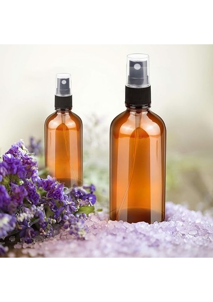 100ML Küçük Amber Cam Sprey Şişesi Boş Ince Sis Cam Şişeler Uçucu Yağlar Için Atomizer Sprey Şişesi, Koku Yağı Örneği, Aromaterapi, Kimyasal Sıvı - 5'li Paket fırsatları