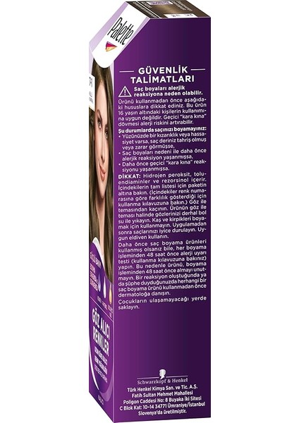 Göz Alıcı Renkler Küllü Kumral 7.1 Saç Boyası indirimleri