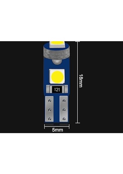 Adet T5 LED Mini Dipsiz Kilometre Gösterge Ambians Aydınlatma Turuncu fırsatları