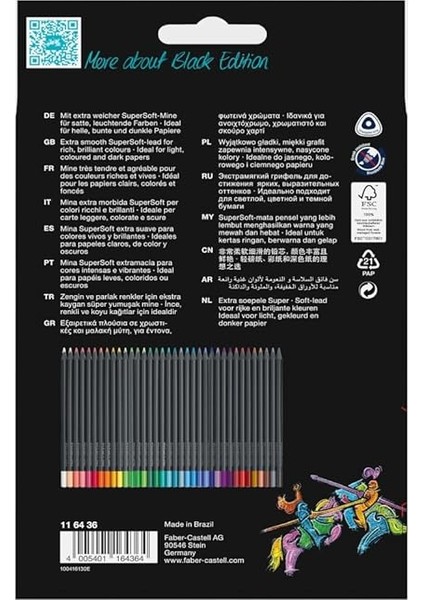 116436 - Renkli Kalemler Blackwood, Black Edition, 36'lı Kutu fiyatları