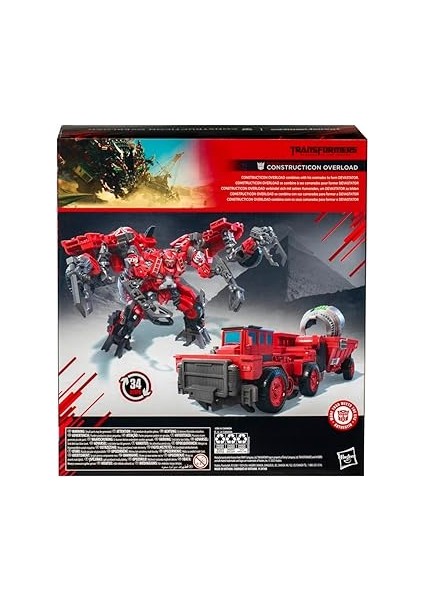 Hasbro Transformers Studio Series Leader Class Constructicon Overload Mtmte Collection Aksiyon Figürü (Revenge Of The Fallen) indirimleri