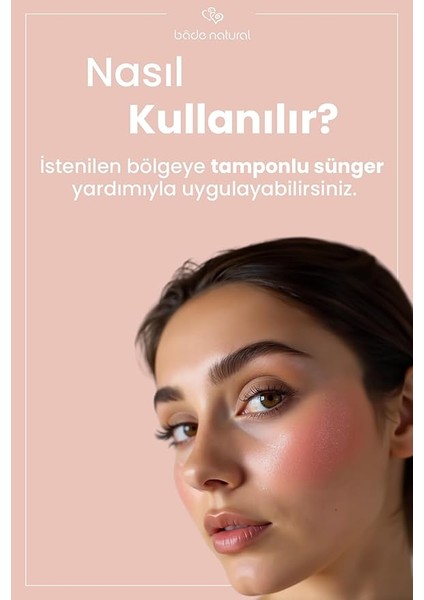 Natural Sparkle Powder Shinny Pink Çok Amaçlı Toz Işıltılı AYDINLATICI%100 Doğal indirimleri