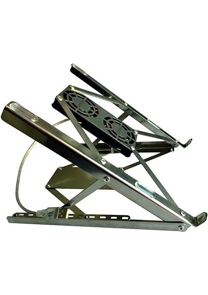 2FS02 Fanlı Laptop Tablet Notebook Standı, Açılır Kapanır, Tüm Laptoplara Kolayca Ayarlanır. Saglam ve Zariftir. 40 kg Baskılanabilir. 3 Yıl Garanti Omur Boyu Kullanılabilir. indirimleri