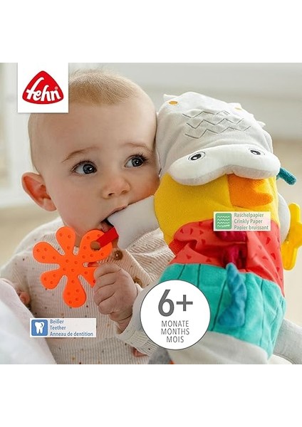 El Kuklası Bebek Oyuncak Timsahı - Çıngıraklı Pelüş Hayvan, Hışırtılı Kağıt, Diş Kaşıyıcı - Bebek Oyuncağı El Kuklası - 6 Aydan Büyük Bebekler ve Küçük Çocuklar Için Çıtırtılı Oyuncak modelleri