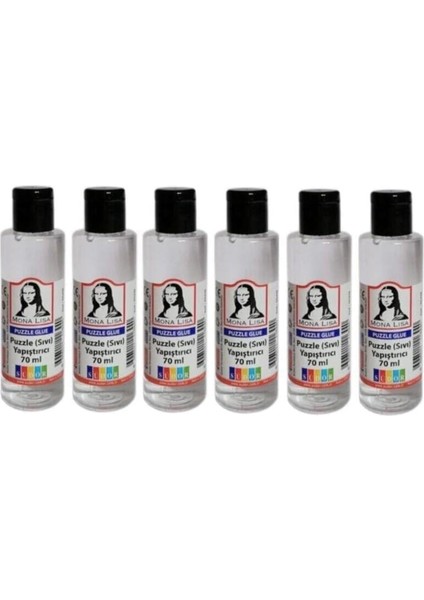 6 Adet Monalisa Puzzle Sıvı Yapıştırıcı 70 ml Nontoxic EN71 fiyatları