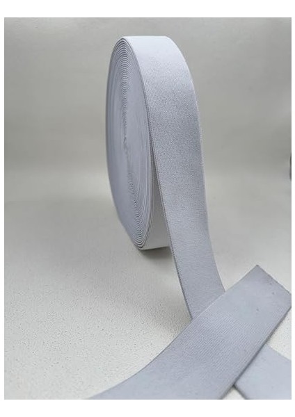 Since 1995 4 cm Düz Dokuma Lastik-5 Metre (Beyaz) fiyatları