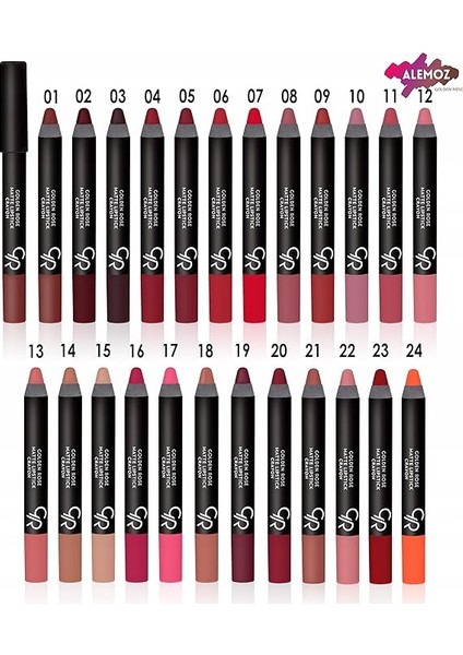 Rose Matte Lipstick Crayon No:18 fiyatları