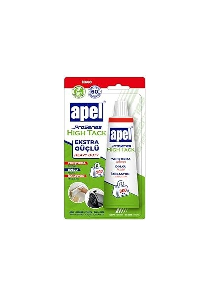 Apel Proseries High Tack Korniş Montaj Silikonu Ultra Hızlı Güçlü Yapıştırıcı Beyaz 75 ml