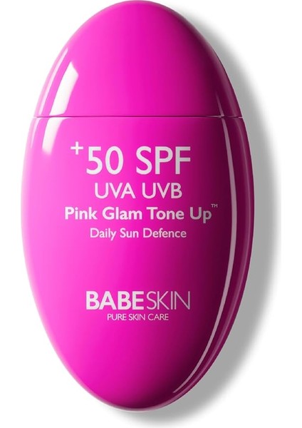 Ton Eşitleyici, Aydınlatıcı,leke Karşıtı, Yüz Güneş Kremi, Pink Glam Tone Up, +50 Spf, 50ML, Tüm Ciltler