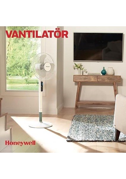 Advanced Quietset HSF600 Ayaklı Vantilatör, 5 Hız Ayarı, Zamanlayıcı Fonksiyonu, 70 Derece Salınım, Yükseklik, Uzaktan Kumandalı - Beyaz fırsatları