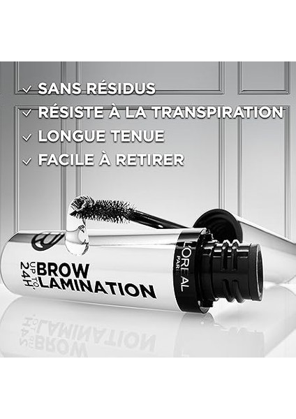 Parıs Infaillible 24H Brow Lamination Şeffaf Kaş Sabitleyici modelleri