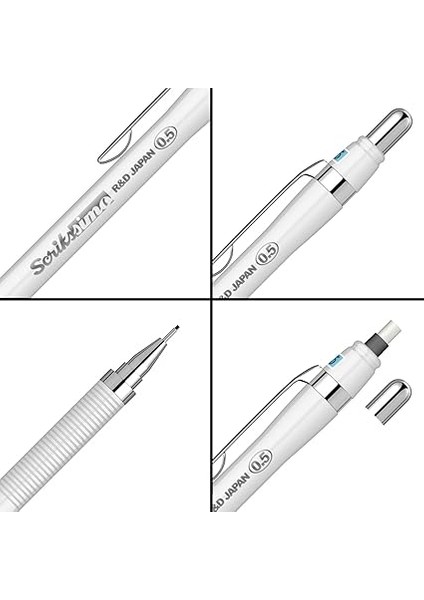 Office Simo Mekanik Kurşun Kalem Beyaz 0.5 mm modelleri