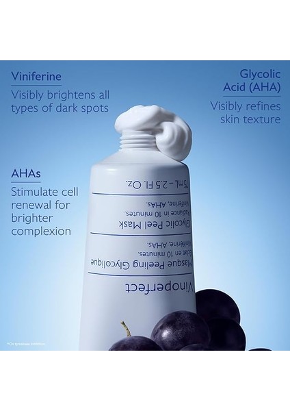 Caudalie Masque Peeling Glycolique - Glikolik Etkili Peeling Maske 75ML 1 Paket modelleri