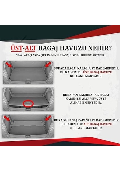 Autoaccessories Volkswagen T-Cross ile Uyumlu 4d Paspas ve Alt 3D Bagaj Havuzu 2019 ve Üstü indirimleri