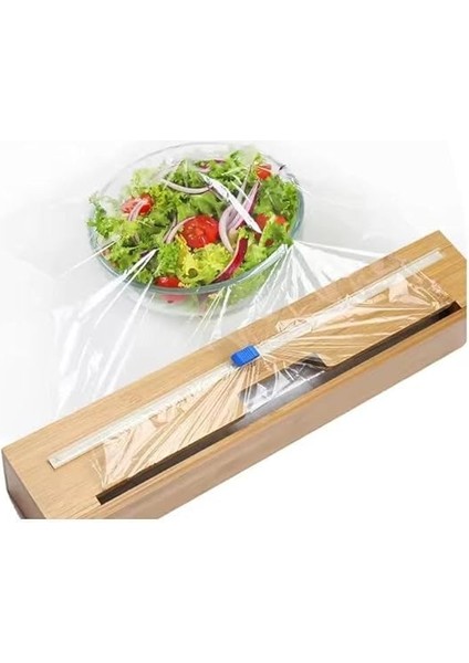 Home Bambu Asılabilir Streç Film ve Alüminyum Folyo Kesme Aleti, Kesici Streçlik ve Folyoluk, Mutfakta Pratik Kullanım Için Tasarlanmış, Dayanıklı ve Şık Mutfak Aksesuarı (Tek Gözlü) fiyatları