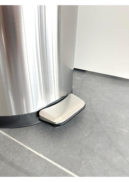 ME903006BOMBE Kapaklı Çelik Çöp Kovası 30LT Fırçalı, Siyah fırsatları