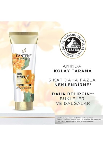 Pro-V Miracles Frizz No More Elektriklenme Karşıtı Saç Bakım Kremi Kuru ve Kıvırcık Saçlar Için 275 ml indirimleri