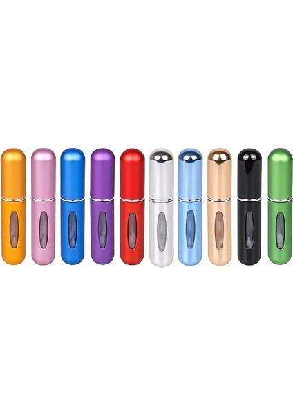 Taşınabilir Parfüm Şişesi, 2'li Set, Cam Göstergeli (Gümüş) indirimleri