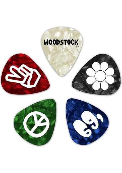 Planet Waves Woodstock Picks Heavy - 10 Adet Pena