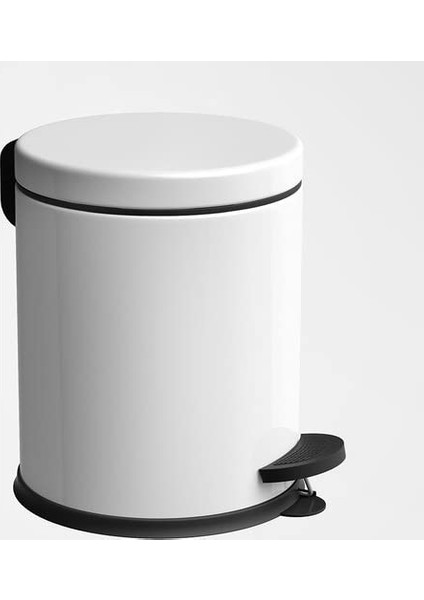 Pedallı Çöp Kovası Beyaz 3 Lt (NV1001RB)