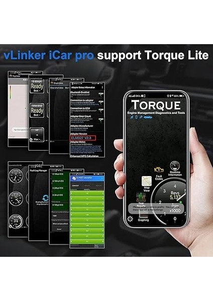 Icar Pro Mini Obd2 Bluetooth Tarayıcı Ios/android Obd Adaptörü Araç Arıza Kodu Okuyucu Tarama Araçları fırsatları