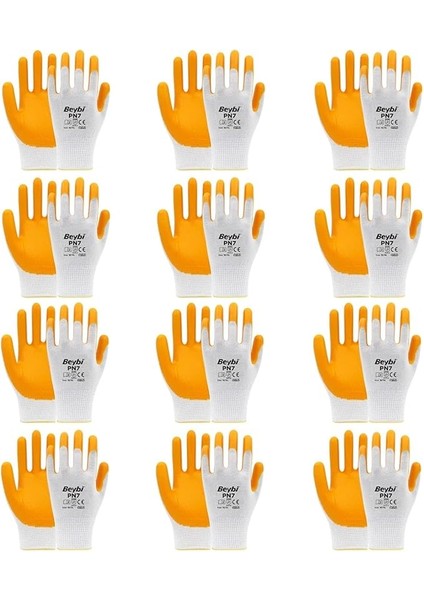 Pn7 Iş Eldiven 12 Çift 10 Beden